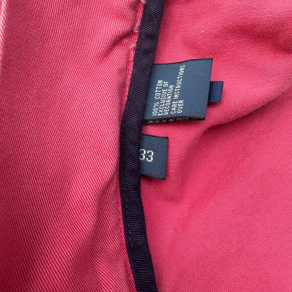 VTG Polo Ralph Lauren Shorts Sz 33 Red Cargo Pockets Relaxed Y2K Outdoor Casual - Picture 9 of 12